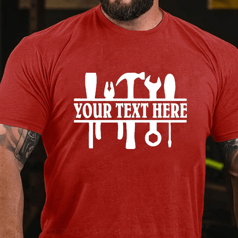 Maturelion Custom T-Shirt Name Cotton T-Shirt