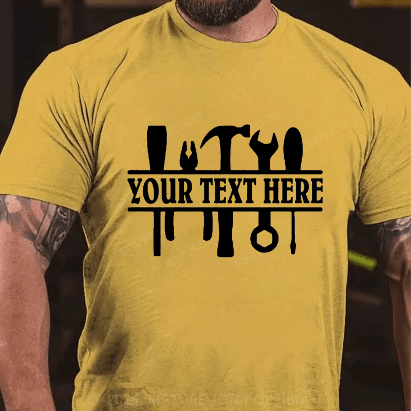 Maturelion Custom T-Shirt Name Cotton T-Shirt