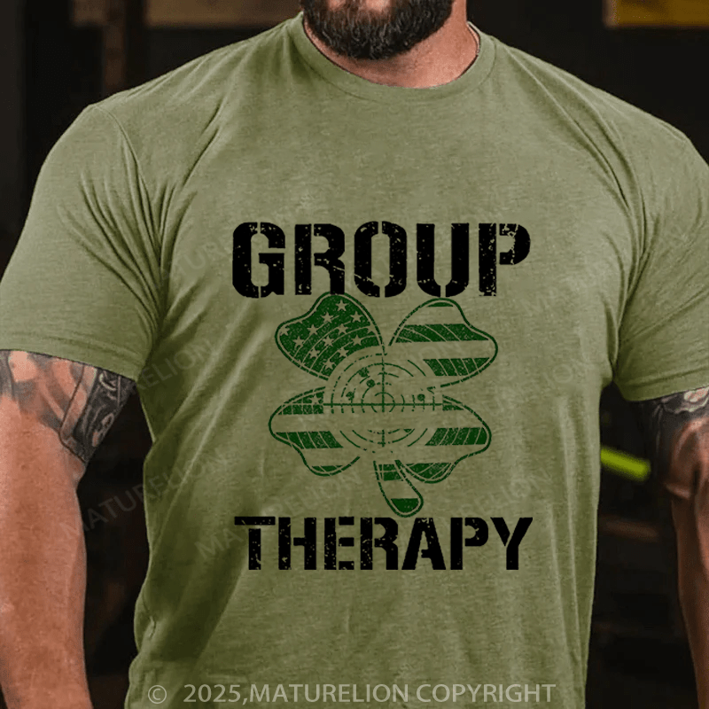 Maturelion St Patrick's T-shirt Group Therapy Funny T-shirt