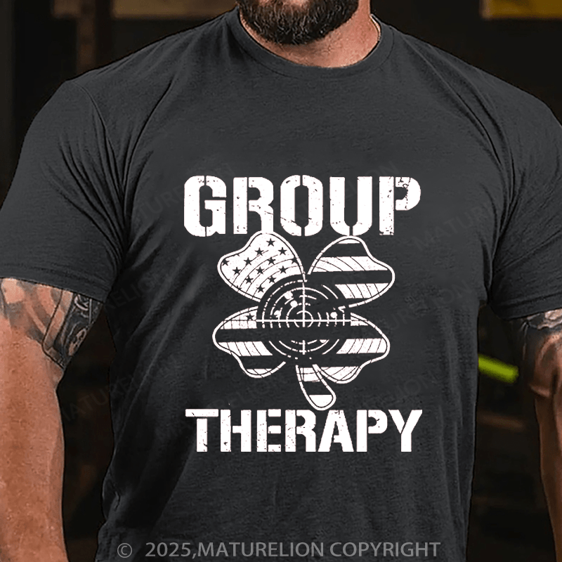 Maturelion St Patrick's T-shirt Group Therapy Funny T-shirt