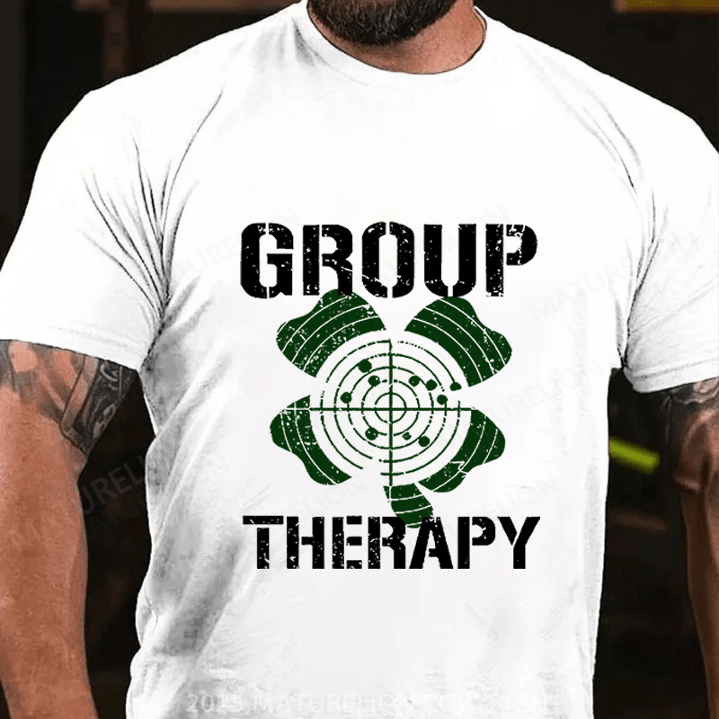 Maturelion St Patrick's T-shirt Group Therapy Funny T-shirt