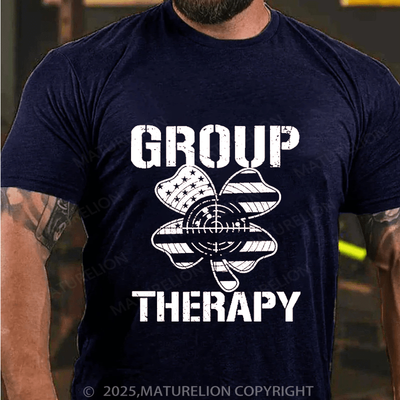 Maturelion St Patrick's T-shirt Group Therapy Funny T-shirt