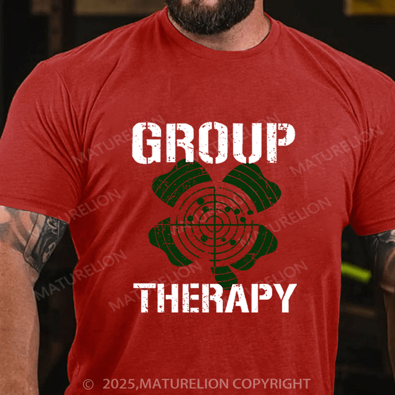Maturelion St Patrick's T-shirt Group Therapy Funny T-shirt