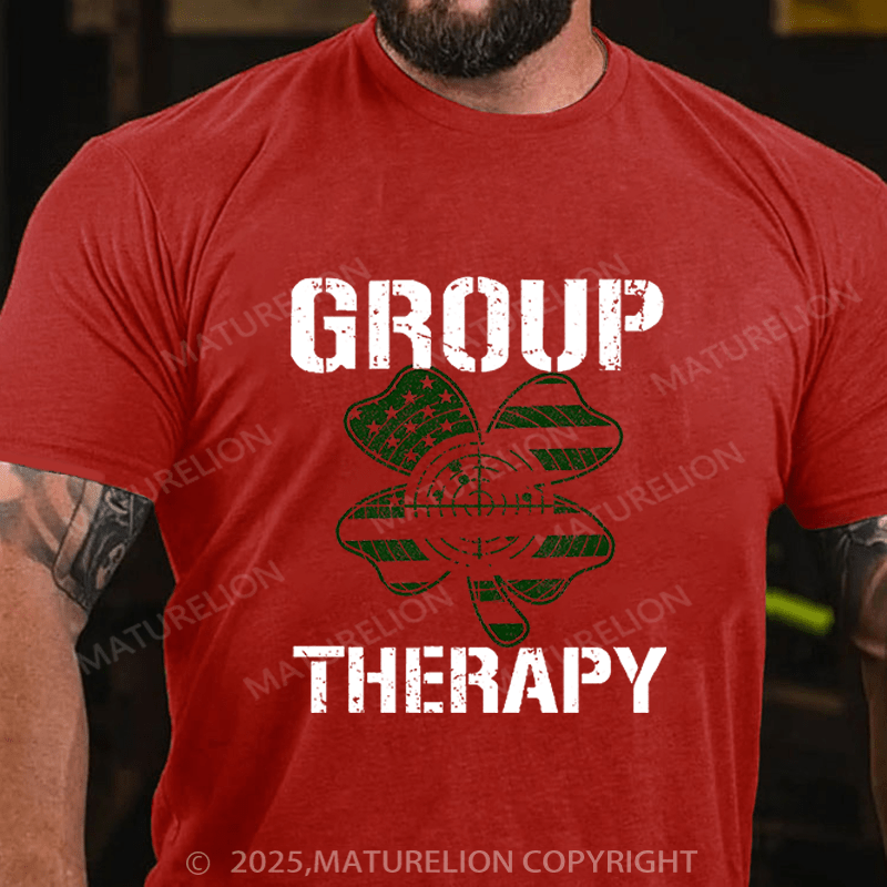 Maturelion St Patrick's T-shirt Group Therapy Funny T-shirt