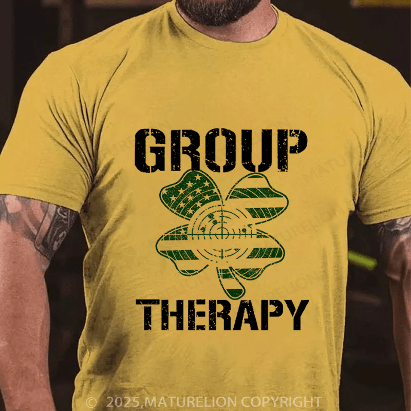 Maturelion St Patrick's T-shirt Group Therapy Funny T-shirt