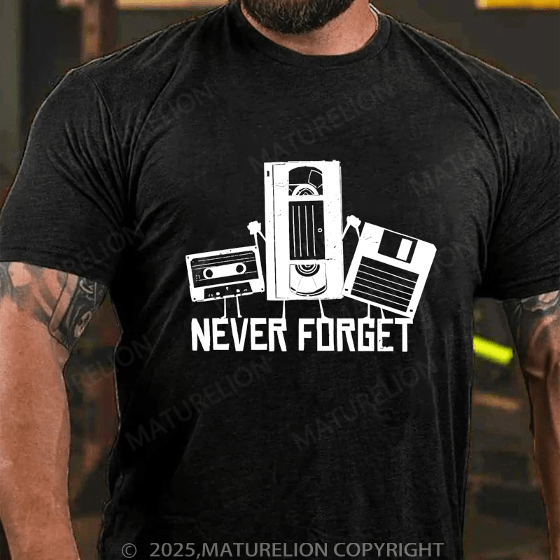 Maturelion Men's T-shirt Never Forget T-Shirt Unisex (Free Customization)