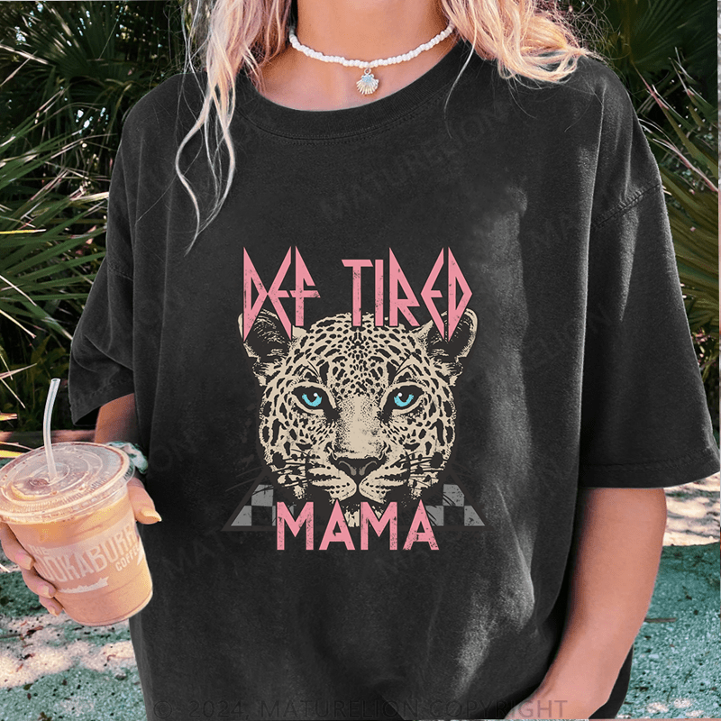 Maturelion Tigers DTG Printing Washed Cotton T-Shirt