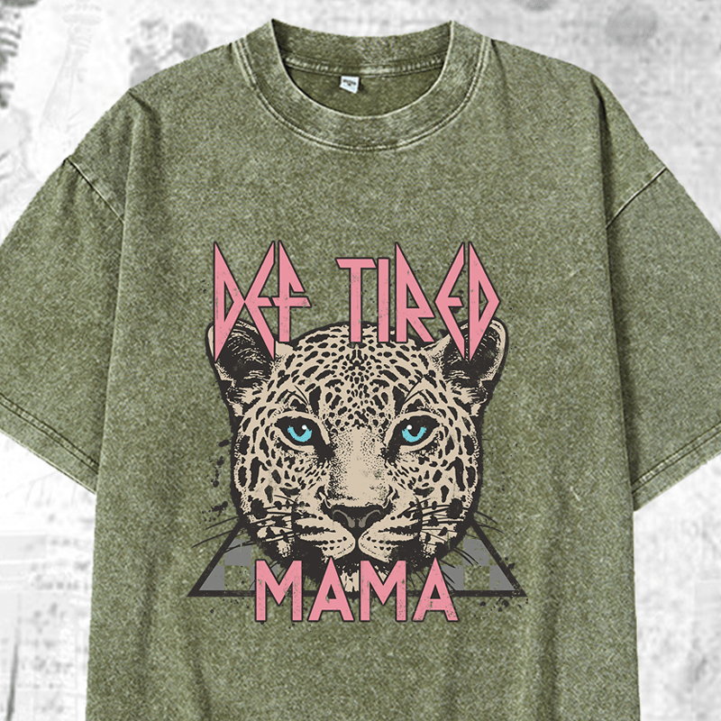 Maturelion Tigers DTG Printing Washed Cotton T-Shirt
