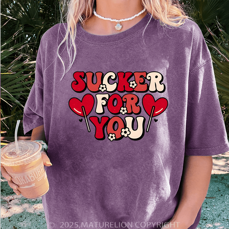 Maturelion Valentine T-Shirt Sucker For You Women T-Shirt