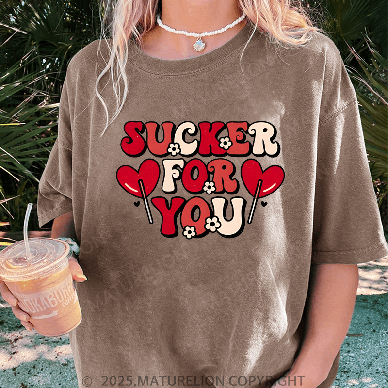 Maturelion Valentine T-Shirt Sucker For You Women T-Shirt