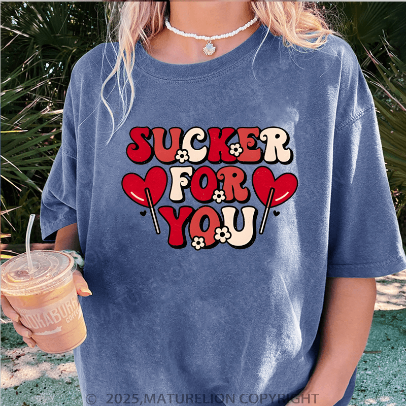 Maturelion Valentine T-Shirt Sucker For You Women T-Shirt
