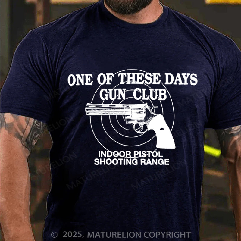Maturelion Men's T-shirt One Of These Days Cotton T-shirt