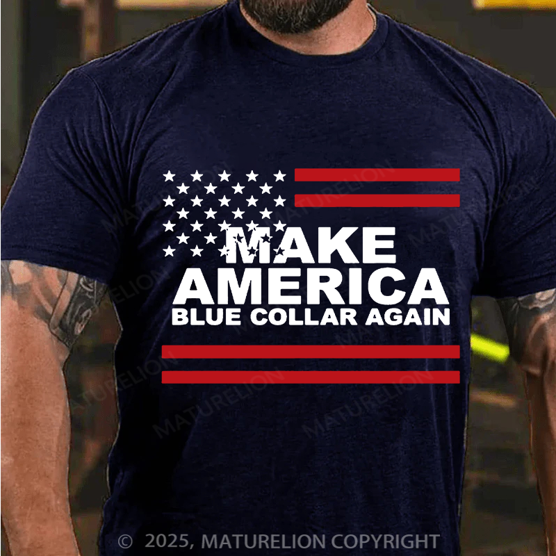 Maturelion Men's T-shirt Great Again Cotton T-shirt