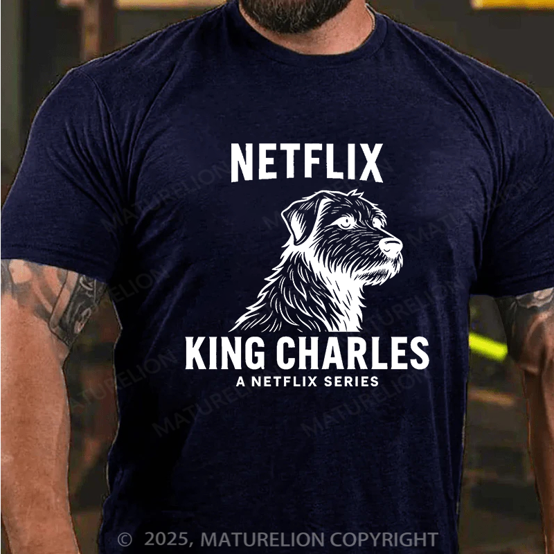 Maturelion Men's T-shirt KING CHARLES Cotton T-shirt