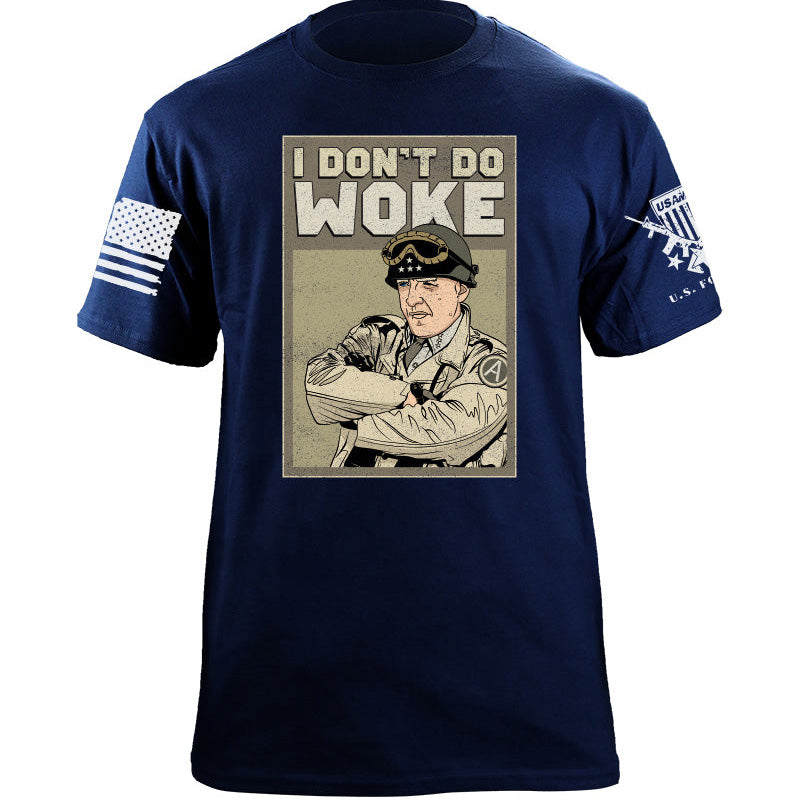 Maturelion Men's T-shirt I Don't Do Woke Cotton T-shirt
