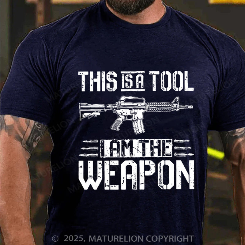 Maturelion Men's T-shirt 2nd Amendment Cotton T-shirt