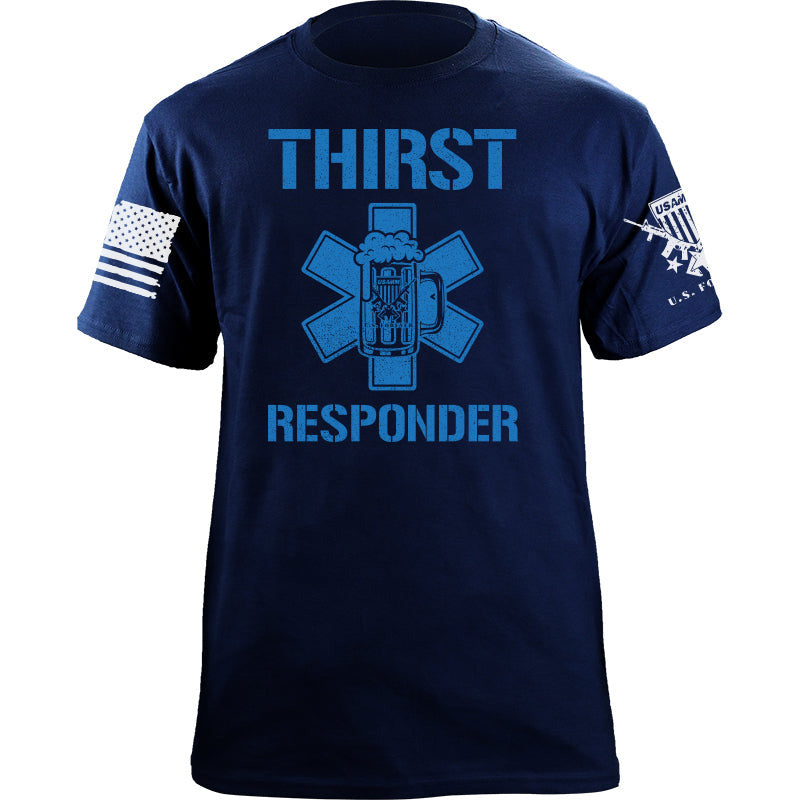 Maturelion Men's T-shirt Thirst Responder Cotton T-shirt