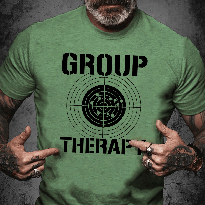Maturelion Group Therapy Unisex Cotton T-shirt (Free Customization)