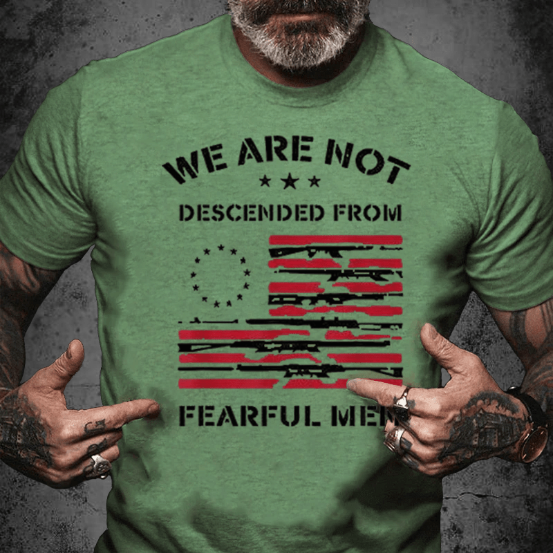 Maturelion We Are Not Descended From Fearful Men Cotton T-Shirt