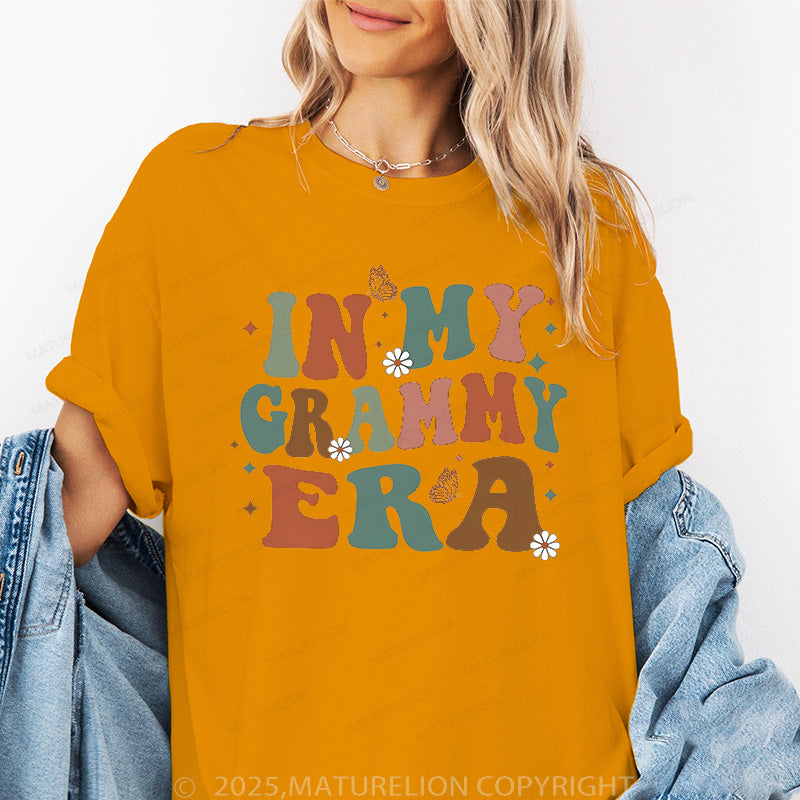 Maturelion Women's T-shirt In My Grammy Era Cotton T-shirt