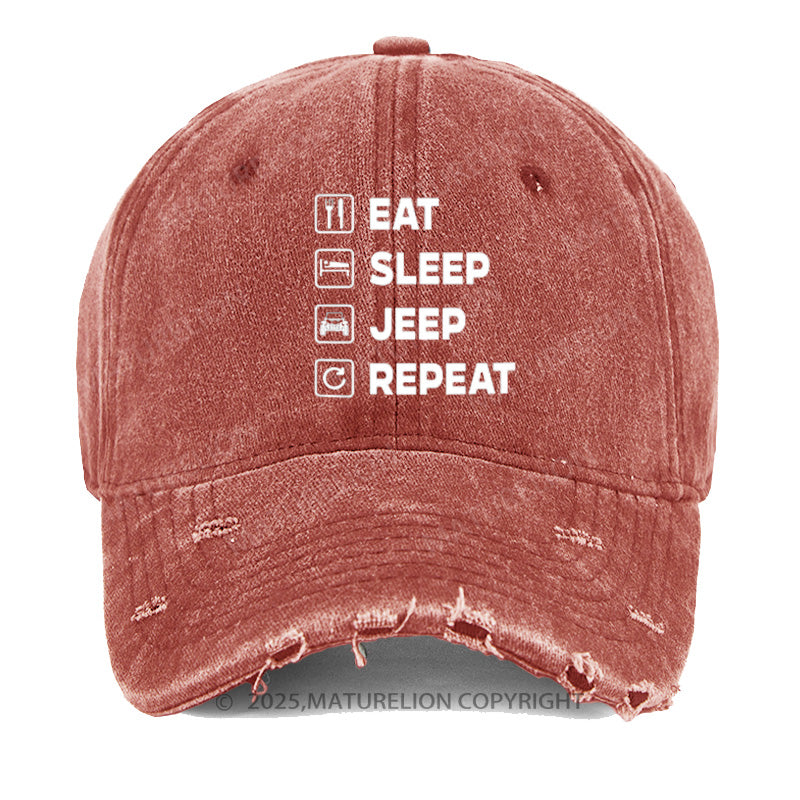Maturelion Jeep Washed Vintage Cap
