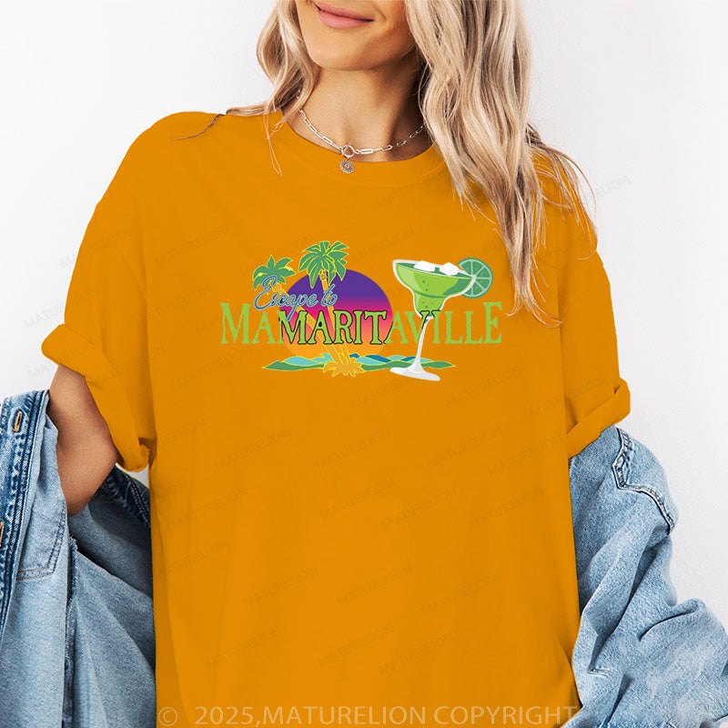 Maturelion Women's T-shirt Mamaritaville Cotton T-shirt