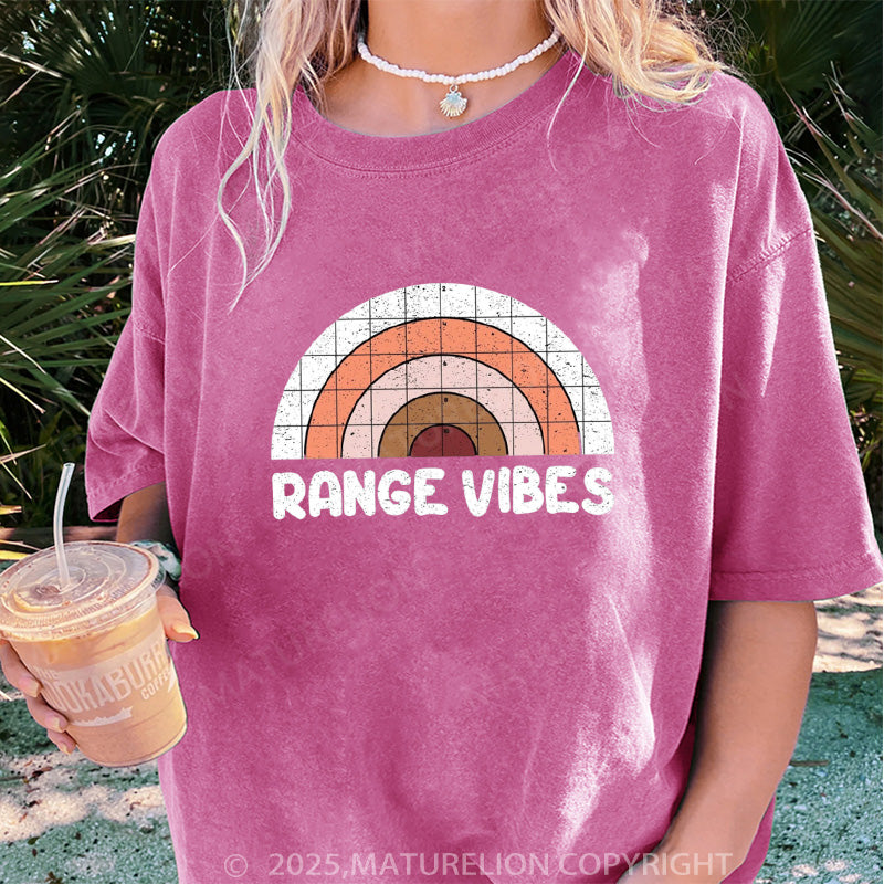 Maturelion Women's T-shirt Range Vibes  DTG Washed T-shirt