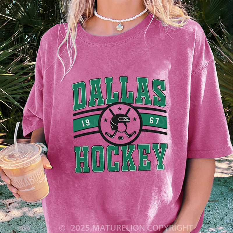 Maturelion Women's T-shirt Dallas Star DTG Washed T-shirt