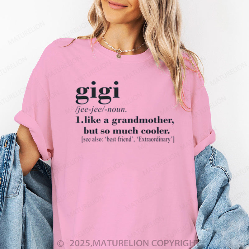 Maturelion Women's T-shirt Gigi Cotton T-shirt