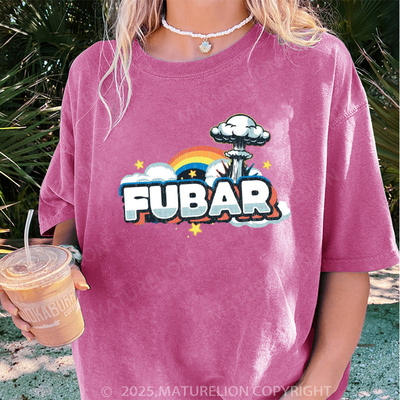 Maturelion Women's T-shirt FUBAR  DTG Washed T-shirt