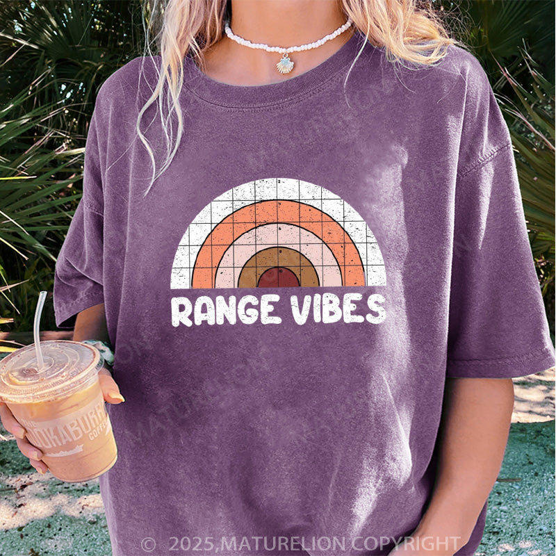 Maturelion Women's T-shirt Range Vibes  DTG Washed T-shirt