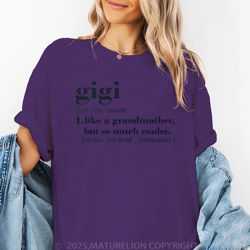 Maturelion Women's T-shirt Gigi Cotton T-shirt