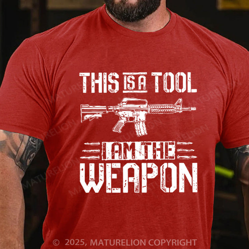 Maturelion Men's T-shirt 2nd Amendment Cotton T-shirt
