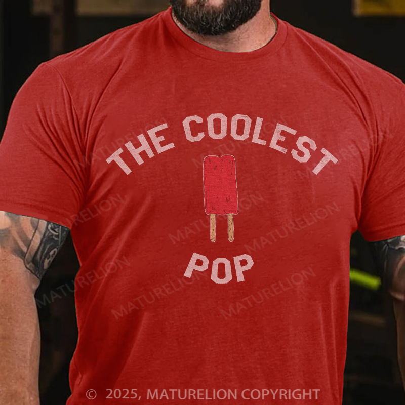 Maturelion Men's T-shirt The Coolest Pop Father's Day T-shirt