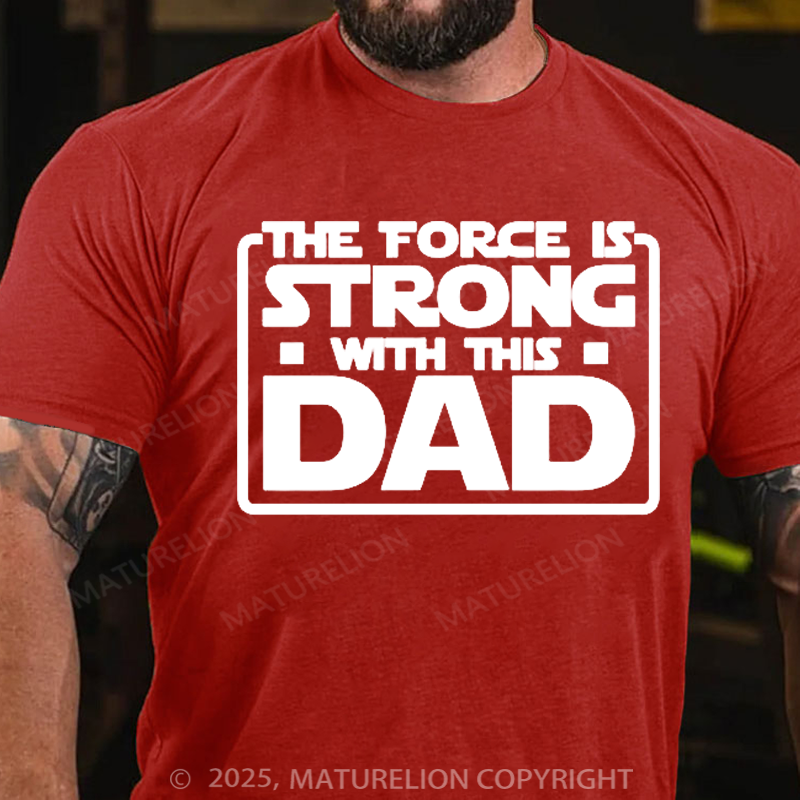 Maturelion Men's T-shirt Cool Nerd Dad Father's Day T-shirt