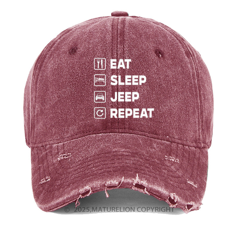 Maturelion Jeep Washed Vintage Cap