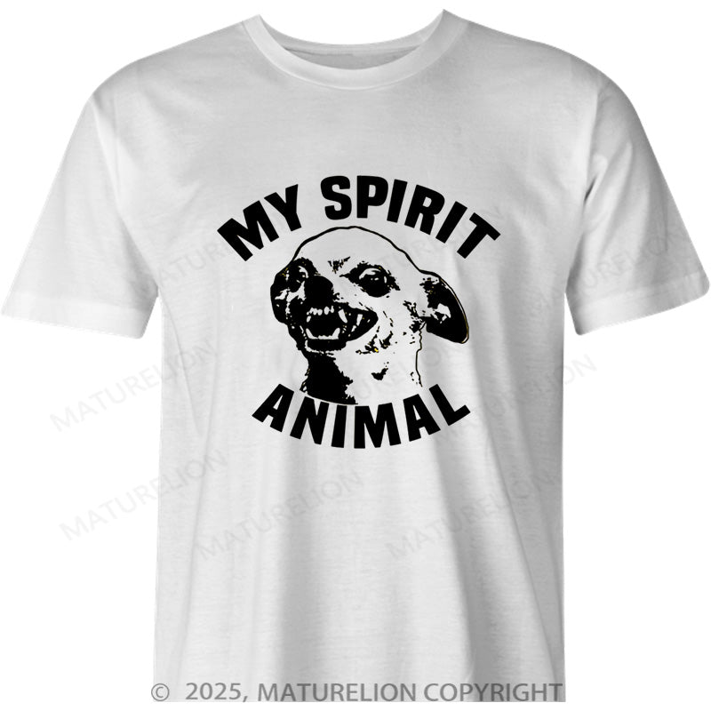 Maturelion Australia T-shirt My Spirit Animal Cotton T-shirt