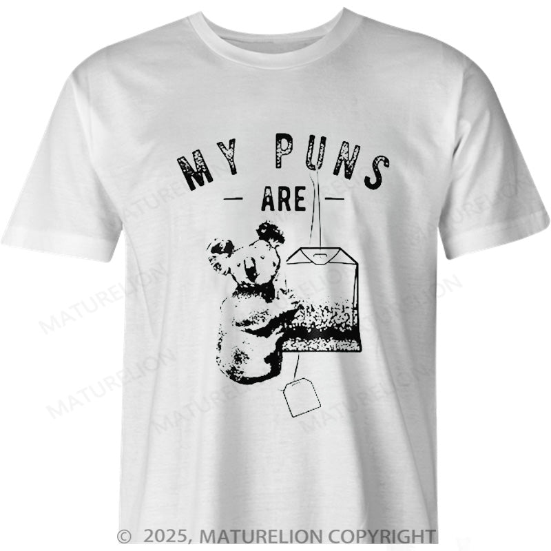 Maturelion Australia T-shirt Koala Cotton T-shirt