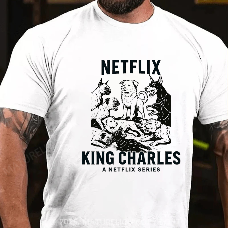 Maturelion Men's T-shirt KING CHARLES Cotton T-shirt