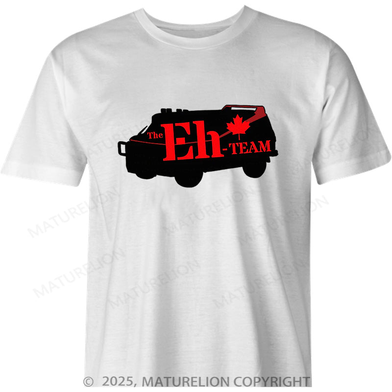Maturelion Canadian T-Shirt Canadian Eh Team Cotton T-shirt