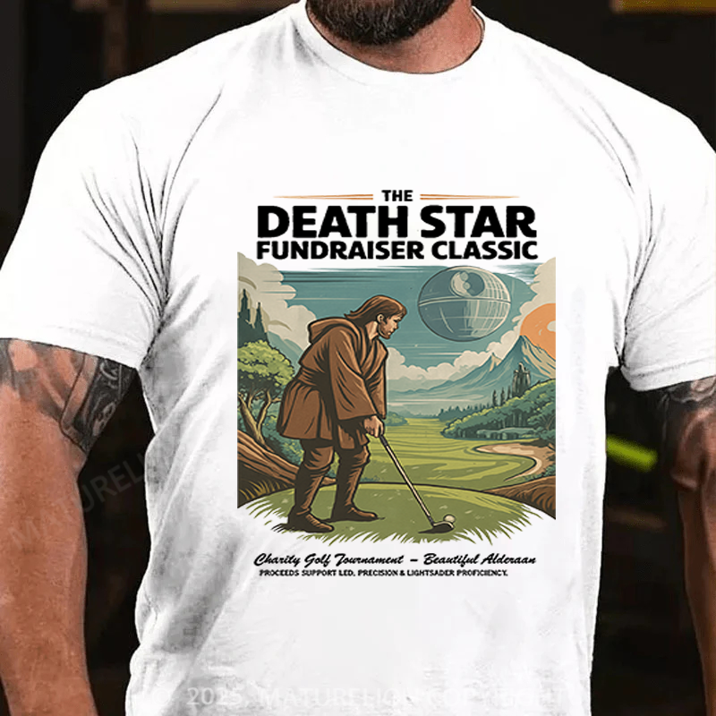 Maturelion Men's T-Shirt Death Star Classic Stormtrooper Cotton T-Shirt