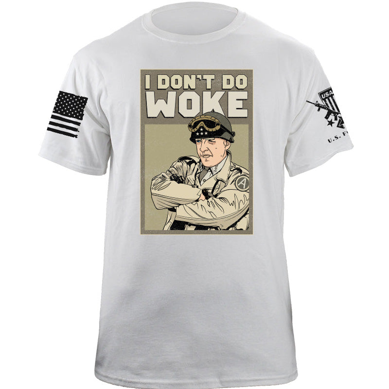 Maturelion Men's T-shirt I Don't Do Woke Cotton T-shirt