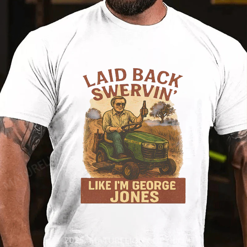 Maturelion Men's T-shirt Country Music Dirt Road Anthem Cotton T-shirt