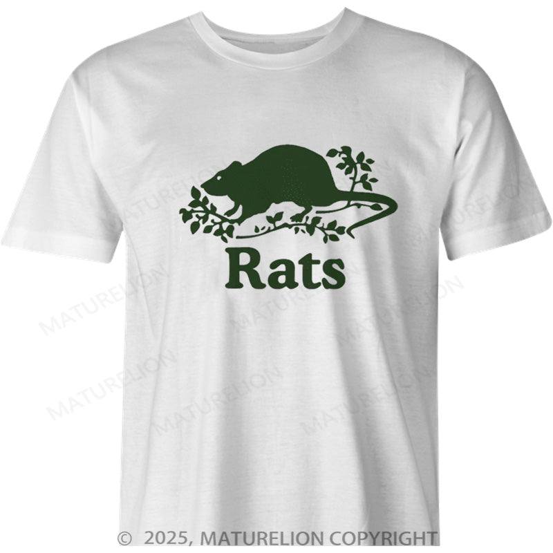 Maturelion Canadian T-Shirt Rats Canada Cotton T-shirt