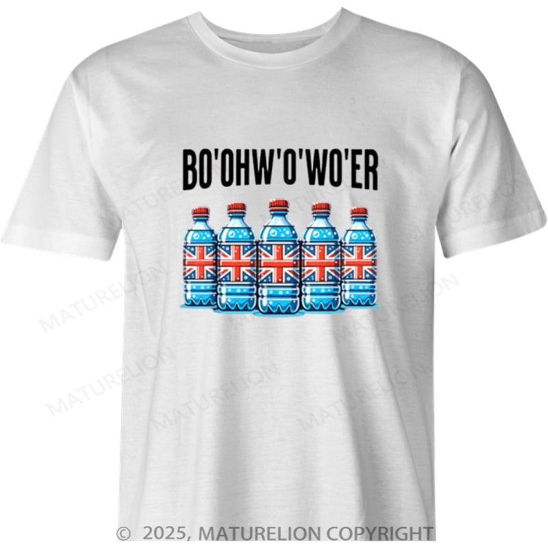 Maturelion British T-shirt Bo'Oh'O'Wa'Er Cotton T-shirt