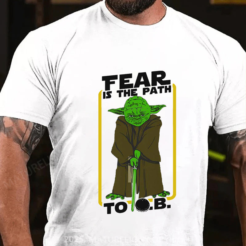 Maturelion Men's T-shirt TEAR IS THE PATH Cotton T-shirt