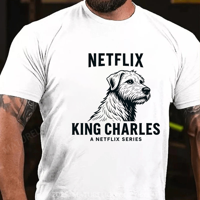 Maturelion Men's T-shirt KING CHARLES Cotton T-shirt
