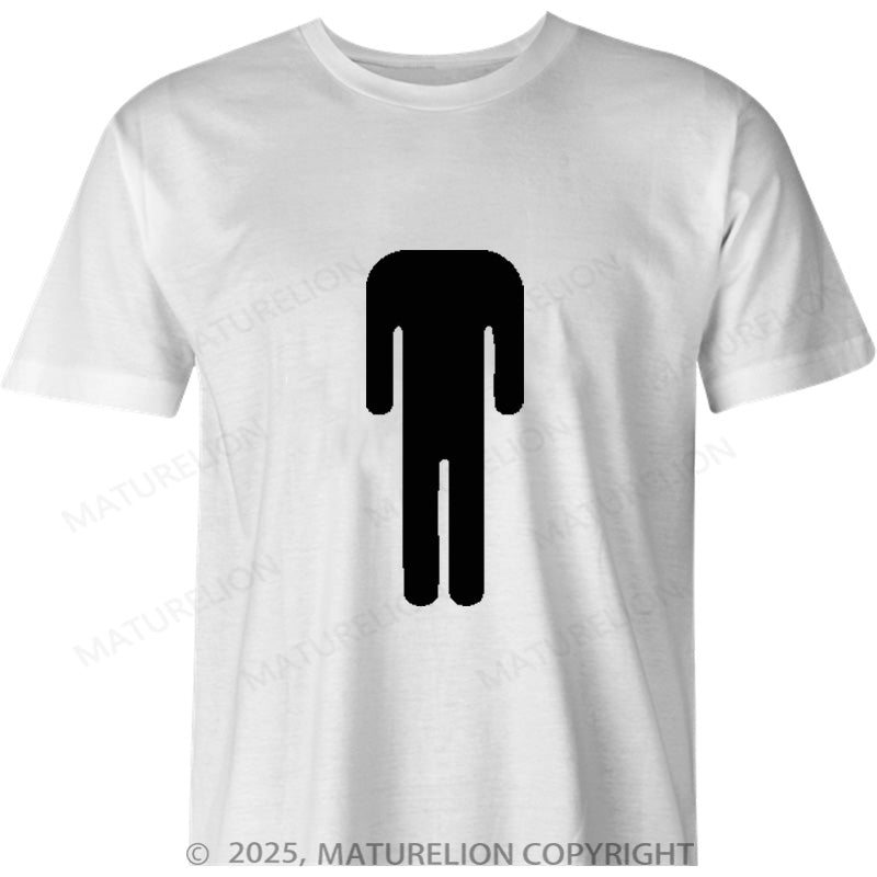 Maturelion British T-shirt Looking for a little head Cotton T-shirt