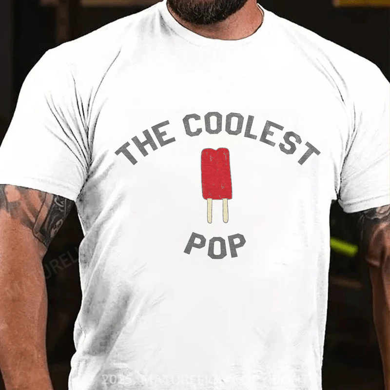 Maturelion Men's T-shirt The Coolest Pop Father's Day T-shirt