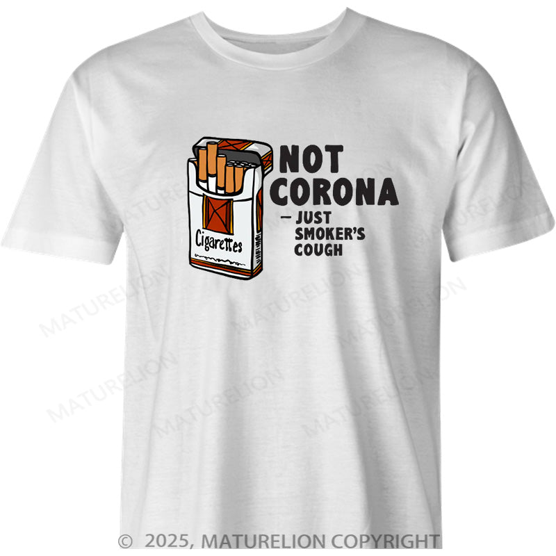 Maturelion Australia T-shirt Smoker's Cough Cotton T-shirt